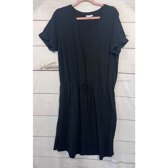 ADIDAS Size XS Black Short Sleeve Dress Sporty Comfy Cute <3 - Picture 2 of 6